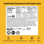 Nutrition facts #only:Sweetened with Apple Juice