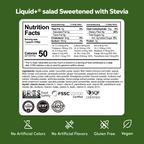 Nutrition facts #only:Sweetened with Stevia
